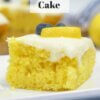 If you love lemons, then this is the dessert for you! This classic lemon sheet cake recipe is delicious AND easy to make -- it's almost foolproof! We started with a soft and fluffy lemon buttermilk sheet cake and topped it with just the right amount of luscious cream cheese frosting. It's the perfect dessert for summer potlucks and guaranteed to be a crowd-pleaser!
