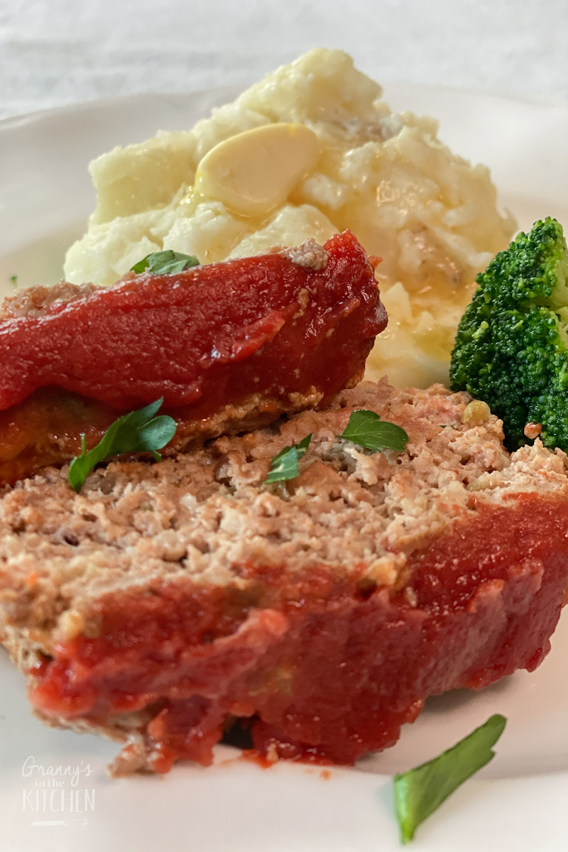 Old Fashioned Meatloaf Recipe with Oatmeal Granny's in