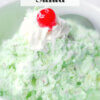 bowl of fluffy green Watergate Salad with text overlay "WaterGate Salad"