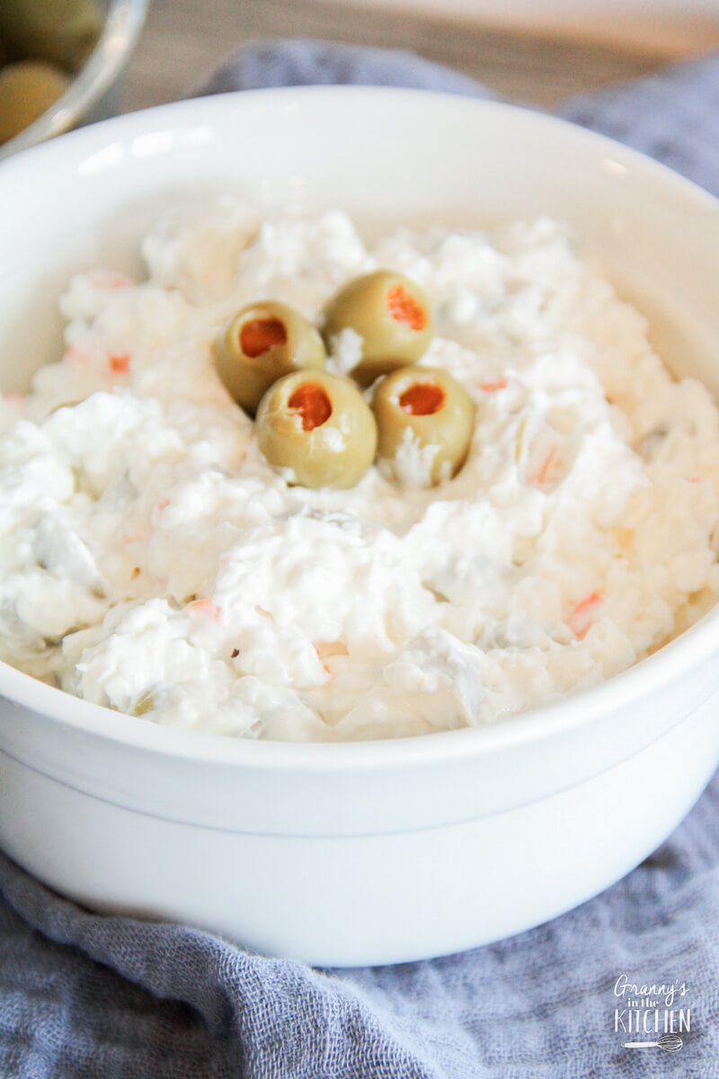 creamy olive and cream cheese dip