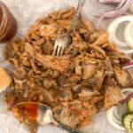 homemade pulled pork.