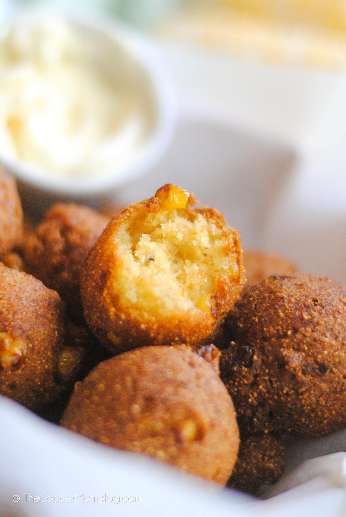 hush puppies with butter