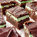 mint chocolate brownies.
