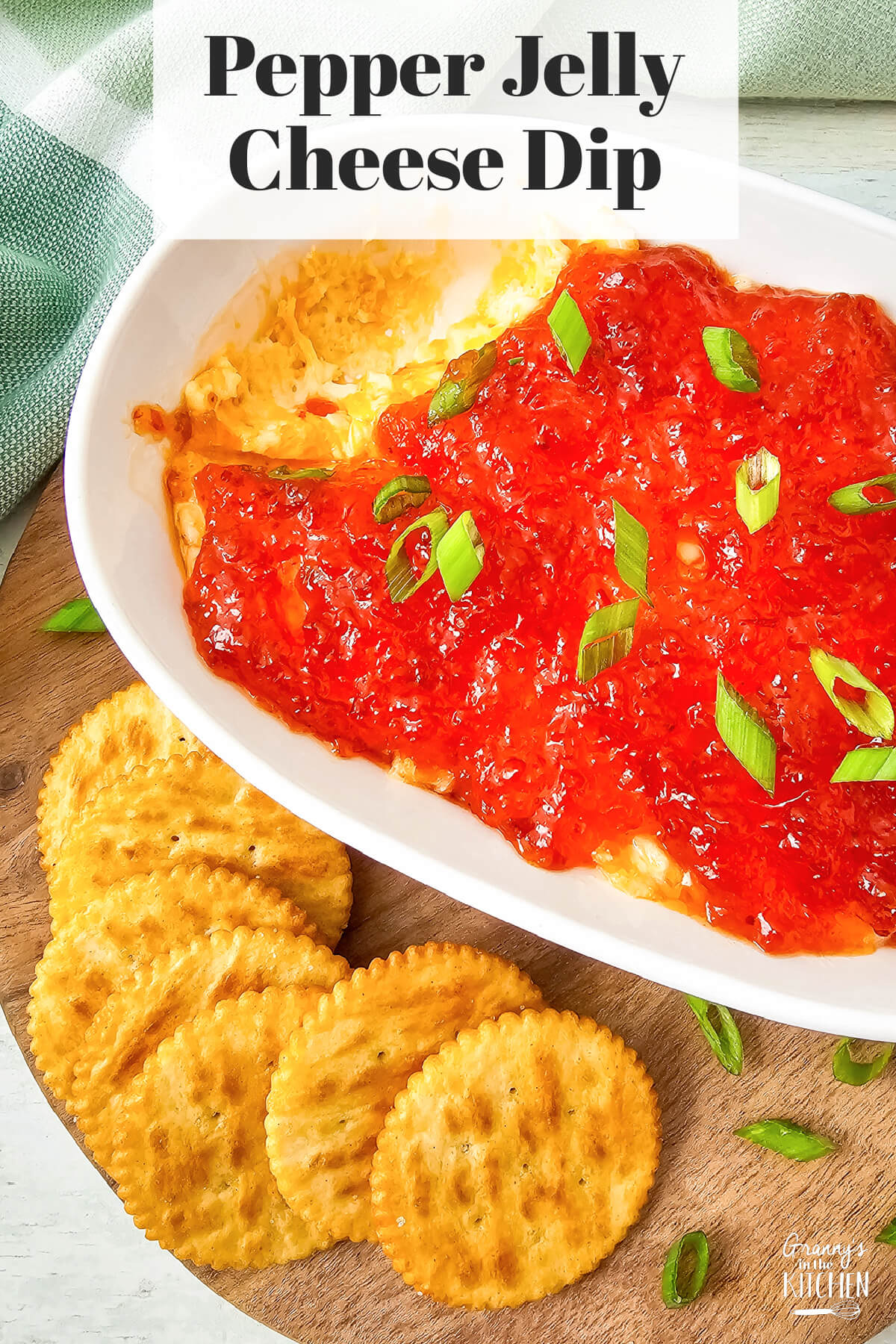 Red pepper cream cheese dip
