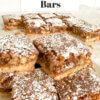 Apricot Shortbread Bars, with text overlay of recipe name.