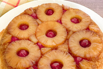 Pineapple Upside Down Skillet Cake.