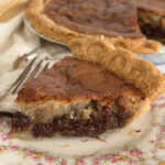 homemade chocolate chip cookie pie.