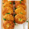 Potato Fritters on a serving tray.