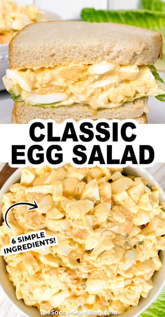 Classic Egg Salad Pinterest Image.