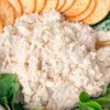 bowl of homemade tuna salad, text overlay "Classic Tuna Salad"