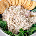 bowl of homemade tuna salad.